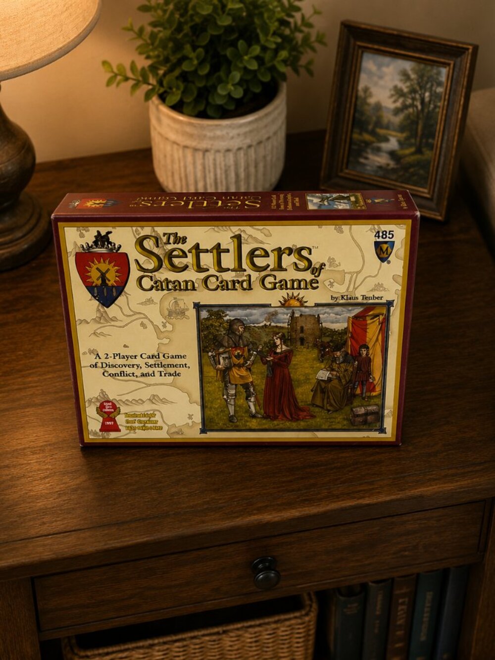 The Settlers of Catan by Klaus Teuber 2000s Mayfair Games #485 Complete